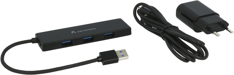 Hub USB 3.0 ARTICONA 4 portas pr.