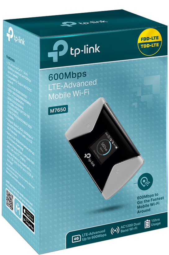 Router WLAN 4G/LTE port. TP-LINK M7650