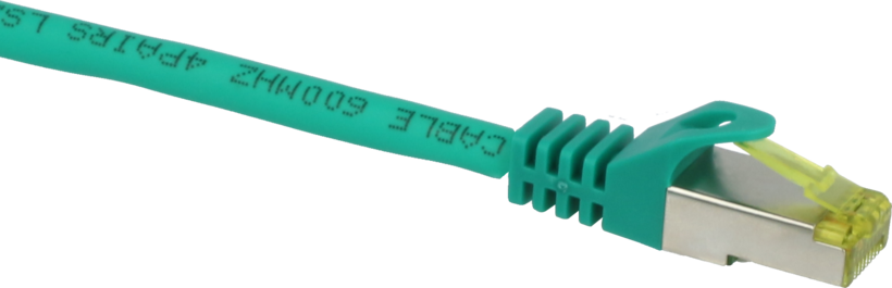 Patch Cable RJ45 S/FTP Cat6a 5m Green