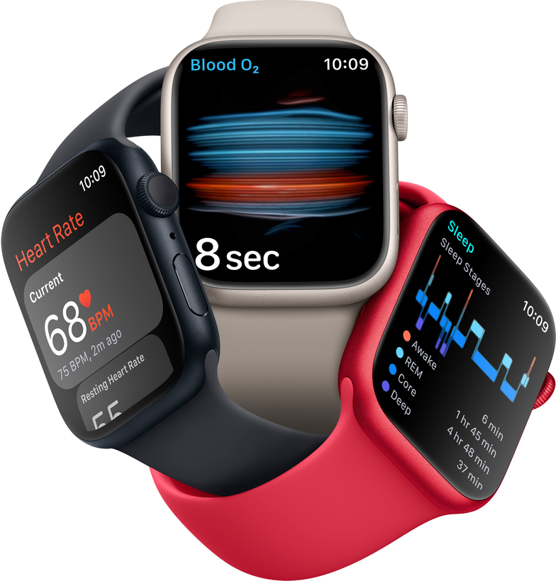 Apple Watch S8 GPS 41mm aluminio RED