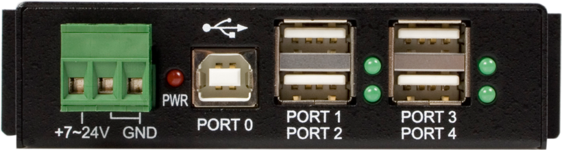 Hub USB 2.0 StarTech Industrie 4 ports