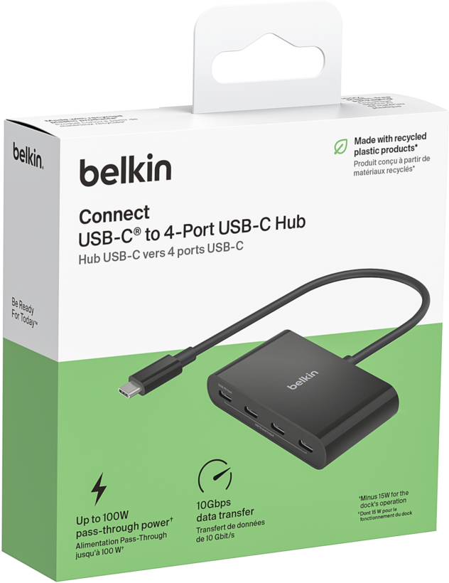 Hub USB 3.1 4 porte Belkin Connect
