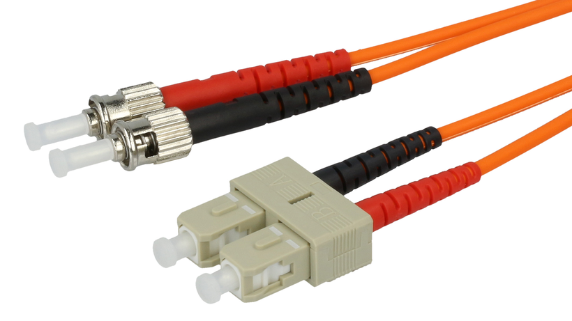 Câble patch FO duplex SC-ST, 2 m, 62,5µ