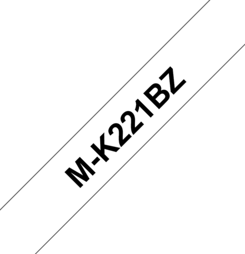 Brother M-K221 9mmx8m Label Tape White