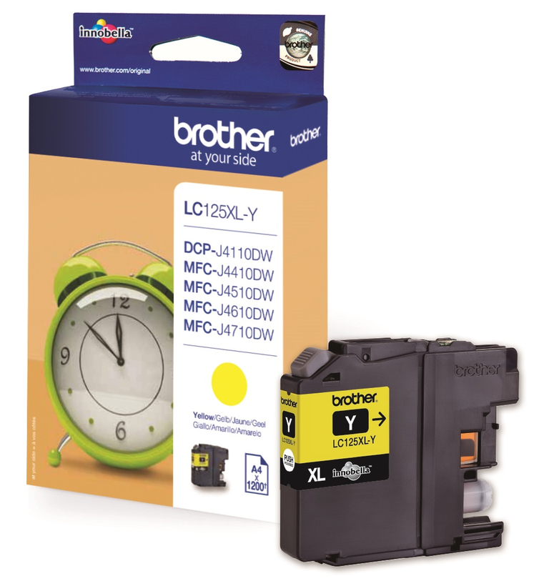 Brother LC-125XLY tinta sárga