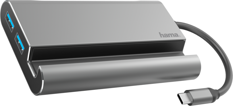 Hama 7in1 USB-C - HDMI+VGA Dock