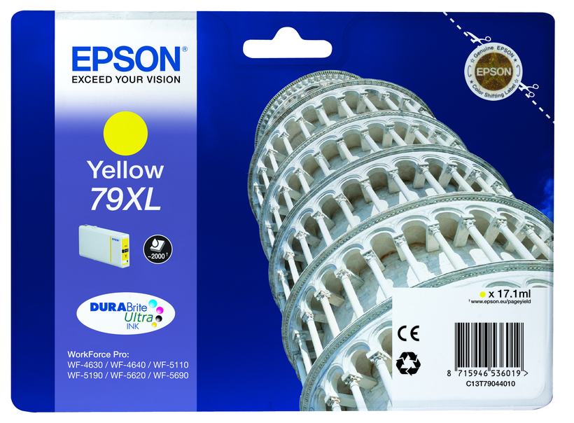 Epson 79XL tintapatron, sárga
