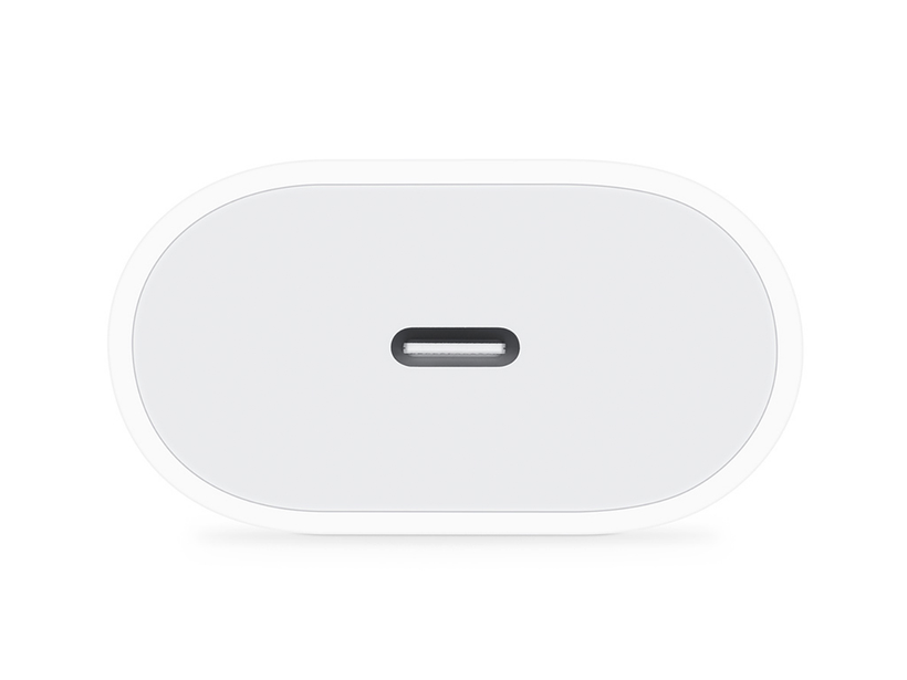 Adaptador carreg Apple 20 W USB-C branco