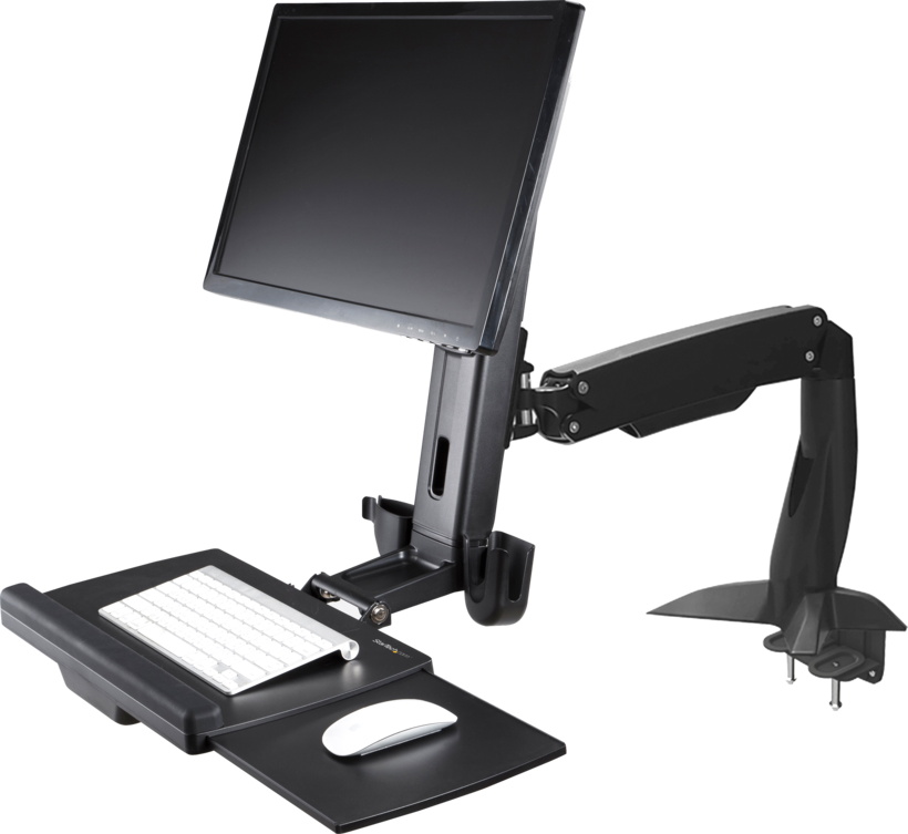 Staffa monitor scrivania seduto/in piedi