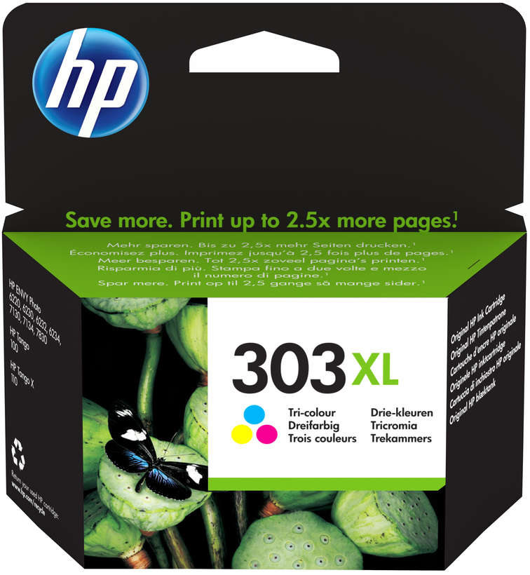 HP 303XL Ink 3-colour Multipack