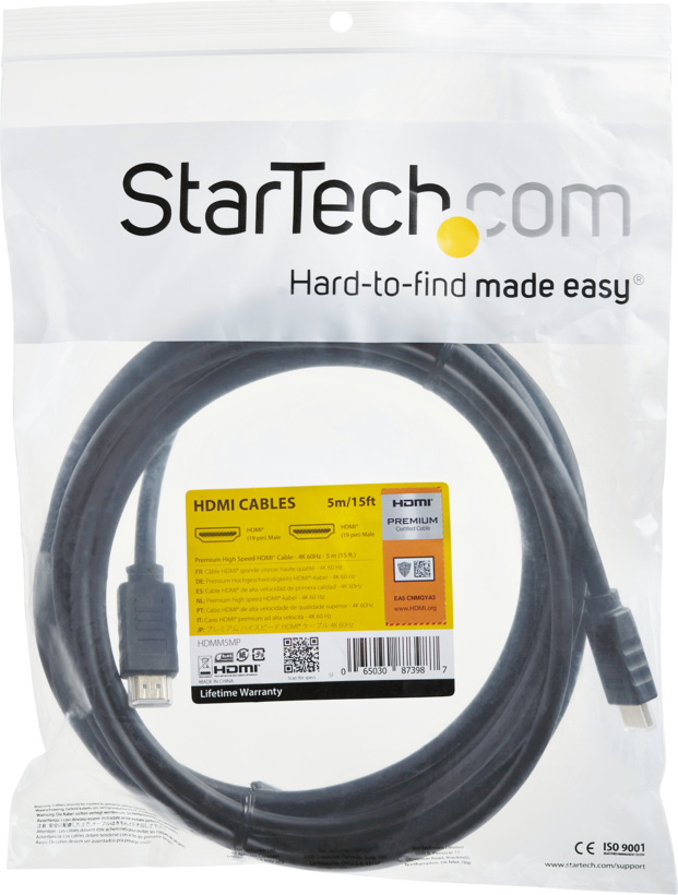 Kabel StarTech HDMI 5 m