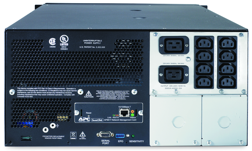 SAI, APC Smart UPS 5000VA, 230V