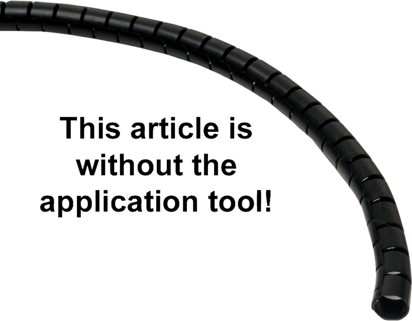 Kabelschlucker D=25mm 20m schwarz