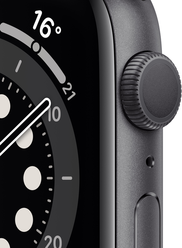 Apple Watch S6 GPS 44 mm, aluminium gris