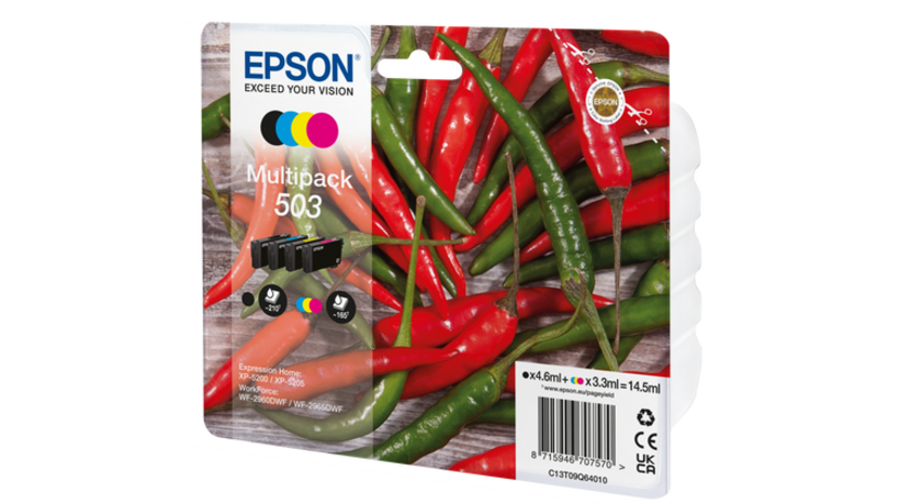 Multipack encre Epson 503 Chili CMY+S