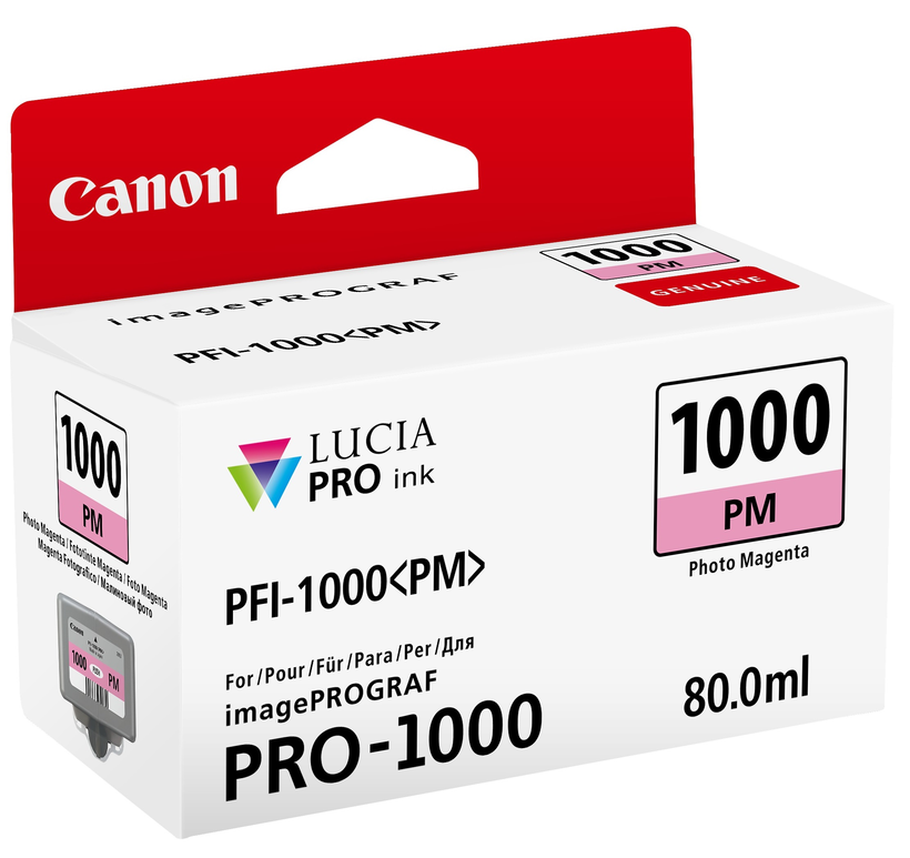 Tinteiro Canon PFI-1000PM foto magenta
