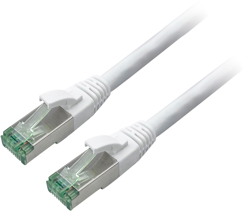 GRS PatchCable RJ45 S/FTP Cat6a 0.25m wh
