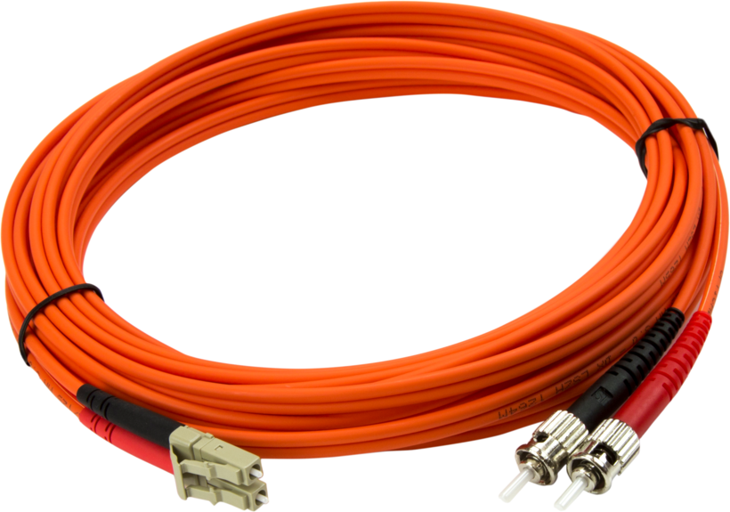 FO Duplex Patch Cable 50/125µ LC-ST 5m