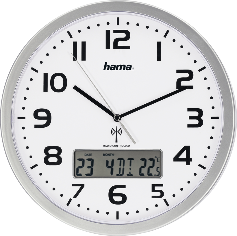 Horloge Hama Extra + date + température