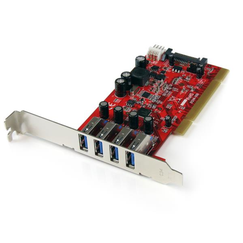 Tarj. adapt. PCI StarTech 4-Port USB 3.0