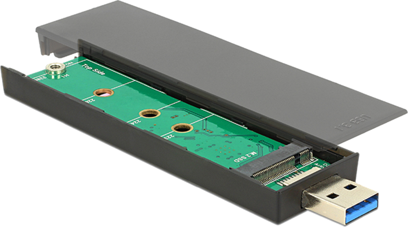 Delock M.2 SATA SSD - USB 3.1 Gehäuse