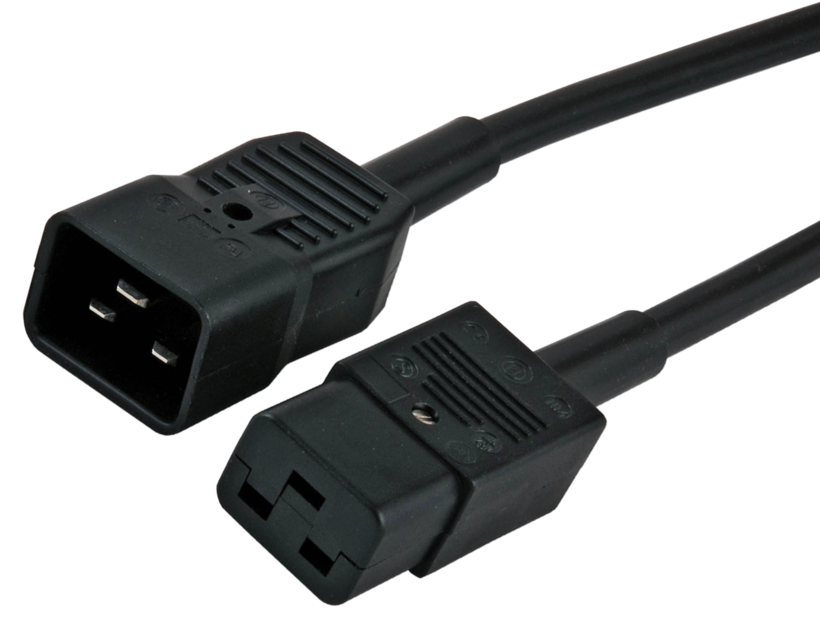 Power Cable C20/m - C19/f 5.0m Black