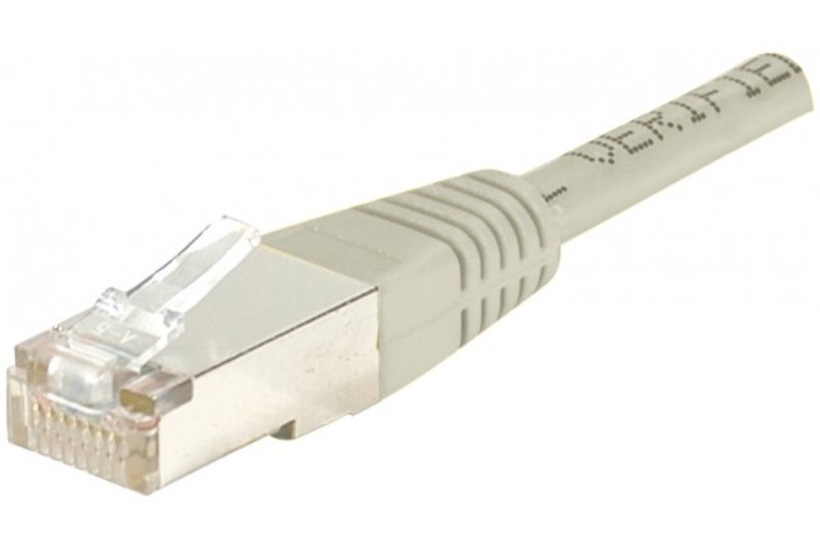 Câble patch RJ45 F/UTP Cat6 gris 0,5m