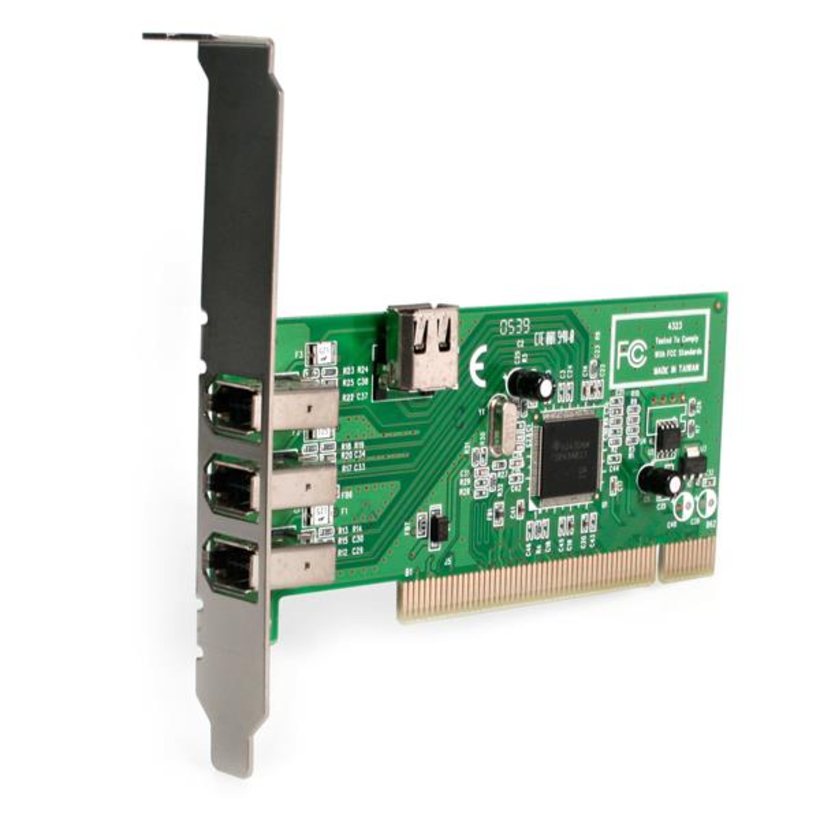 Scheda PCI FireWire 4 porte 1394a