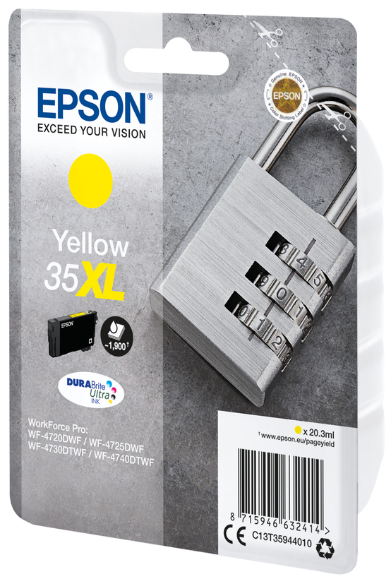 Epson 35XL Tinte gelb