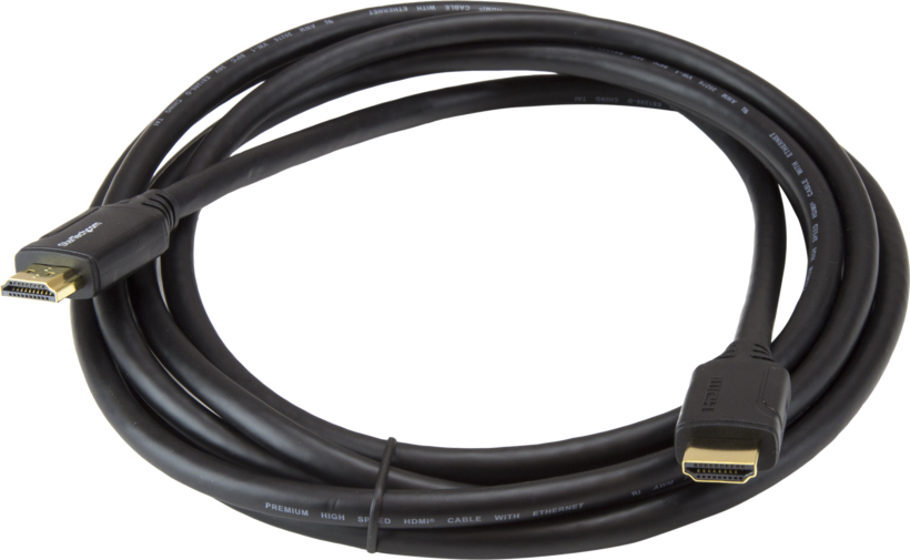 Câble HDMI A m. - HDMI A m., 3 m, noir