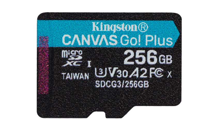 Kingston Canvas Go! Plus 256GB microSDXC