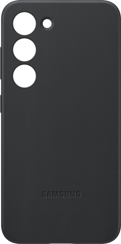 Coque cuir Samsung Galaxy S23, noir