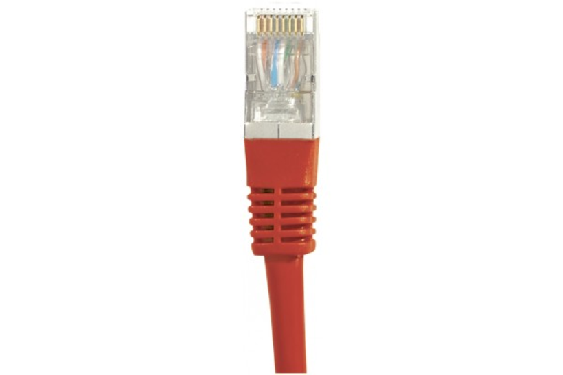 Câble patch RJ45 S/FTP Cat6 rouge 3 m
