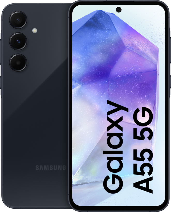 Samsung Galaxy A55 5G 128 Go, bleu nuit