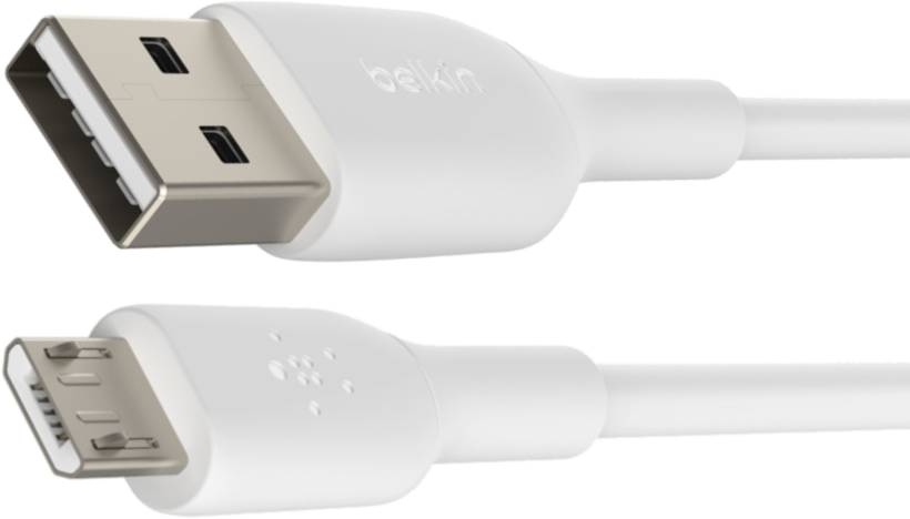 Kabel Belkin USB typ A - microB 1m bílý