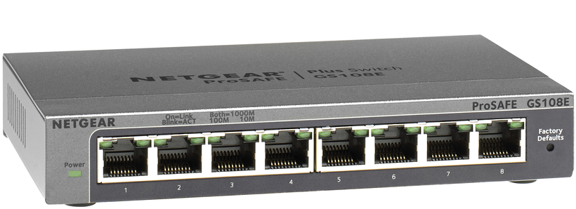 NETGEAR Switch ProSAFE Plus GS108E