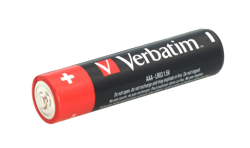 Batteria alcaline LR03 Verbatim 24 pz.
