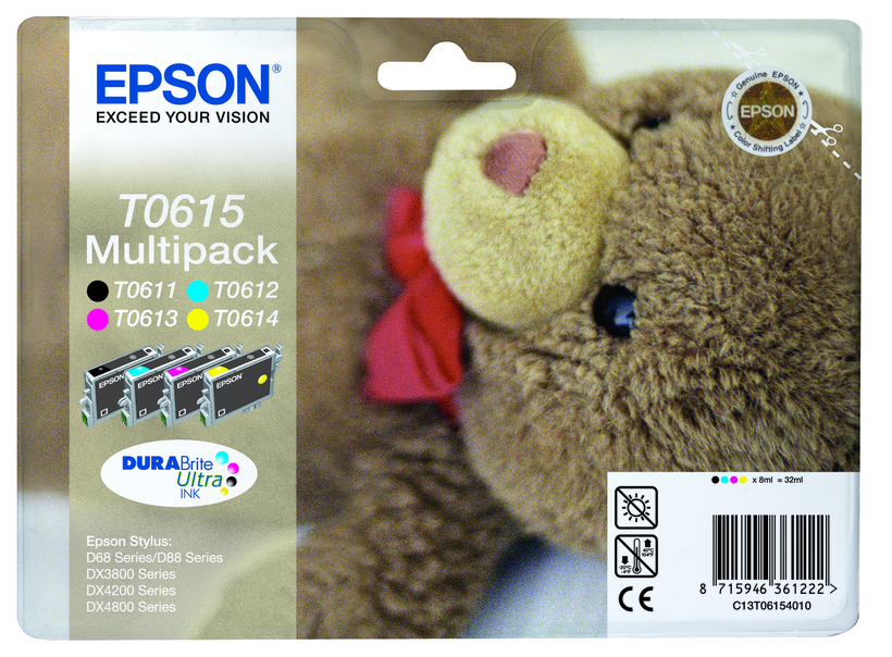 Epson T0615 tinta multipack
