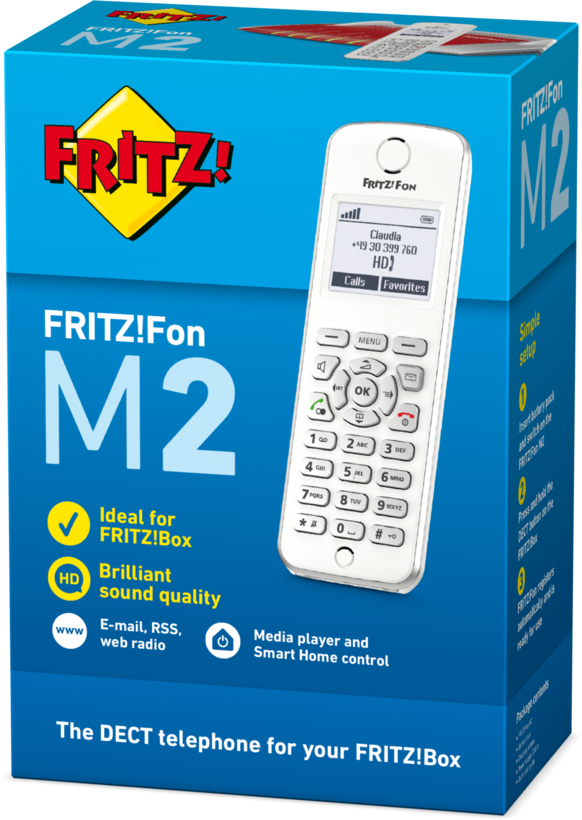 AVM FRITZ!Fon M2 Cordless Phone
