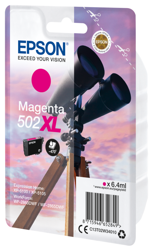 Epson 502 XL tinta, magenta