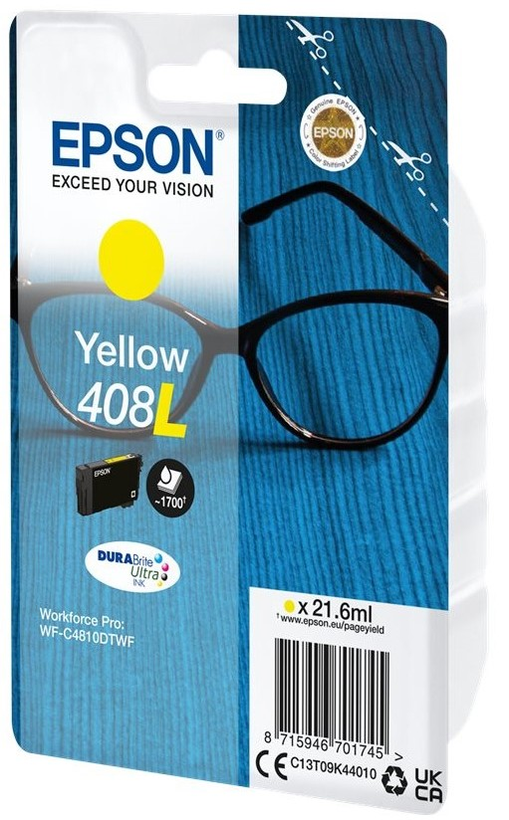 Epson DURABrite 408L Ultra Ink Yellow