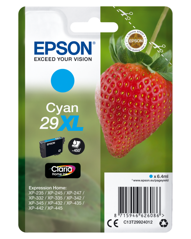 Epson 29XL Ink Cyan