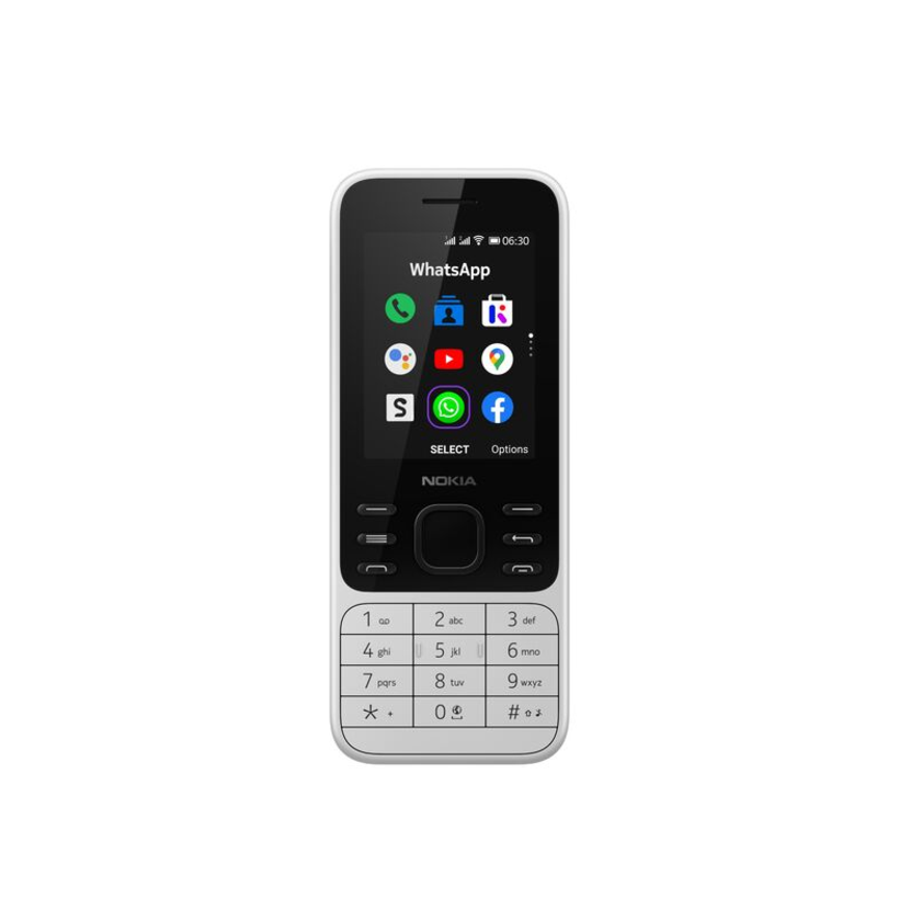 Nokia 6300 4G mobile phone white