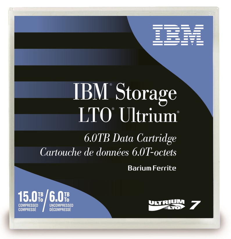 Fita IBM LTO-7 Ultrium + etiqueta