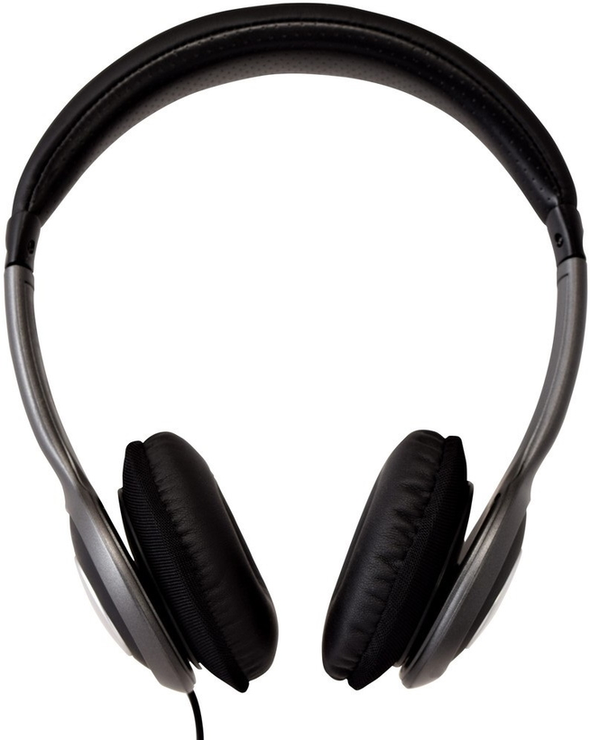 V7 Deluxe Stereo-Kopfhörer schwarz