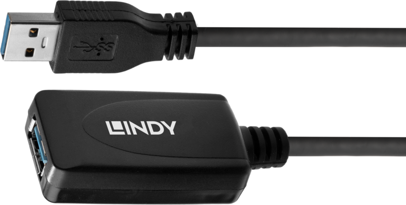 Rallonge USB LINDY type A actif, 5 m