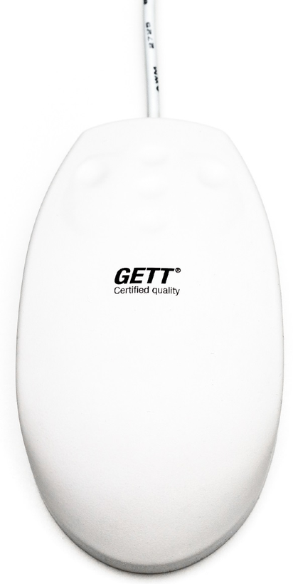 GETT GCQ Med Silicone Mouse White