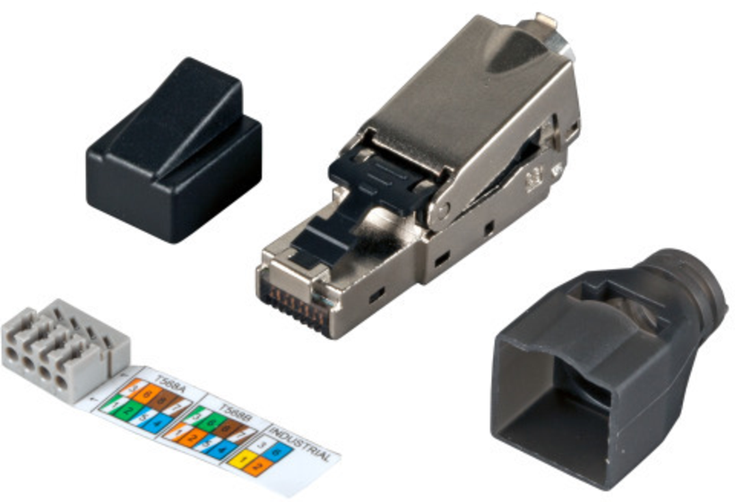 Field Assembly RJ45 Cat6 STP Connector
