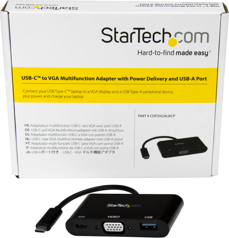 USB-C 3.0 - VGA / USB adapter