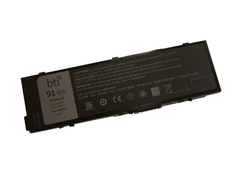 Batterie 6 cellules BTI Dell 7 982 mAh